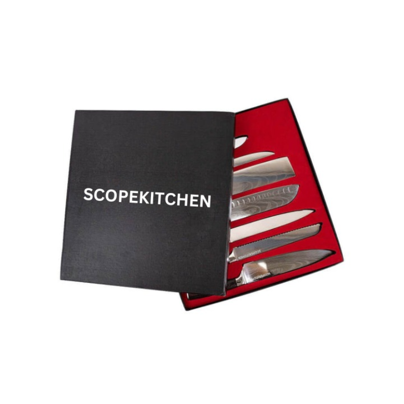 8-teiliges professionelles Kochmesser-Set